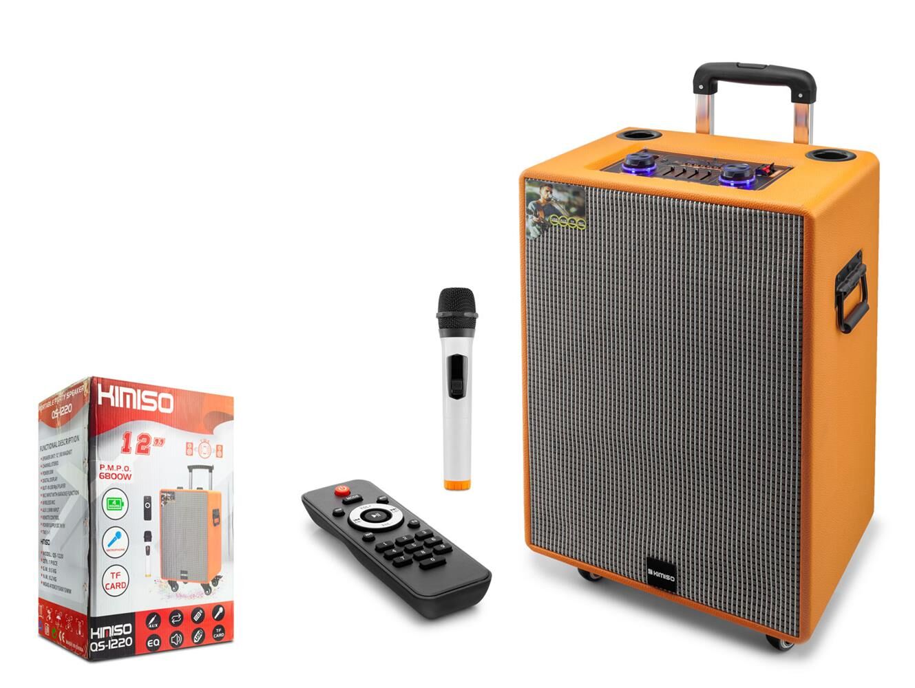 KIMISO QS1220 BLUETOOTH SPEAKER 12''370-270-575MM