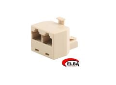 Elba 8P8C Jack- 2X8P8C Jack 2li RJ45 Çokla JK8464