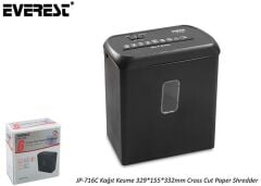 Everest JP-716C Kağıt Kesme 329-155-332mm Cross Cut Paper Shredder