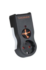 Tunçmatik TSK5079 1li Enerji Koruma Powersurge 1li Siyah priz 525 JOULE