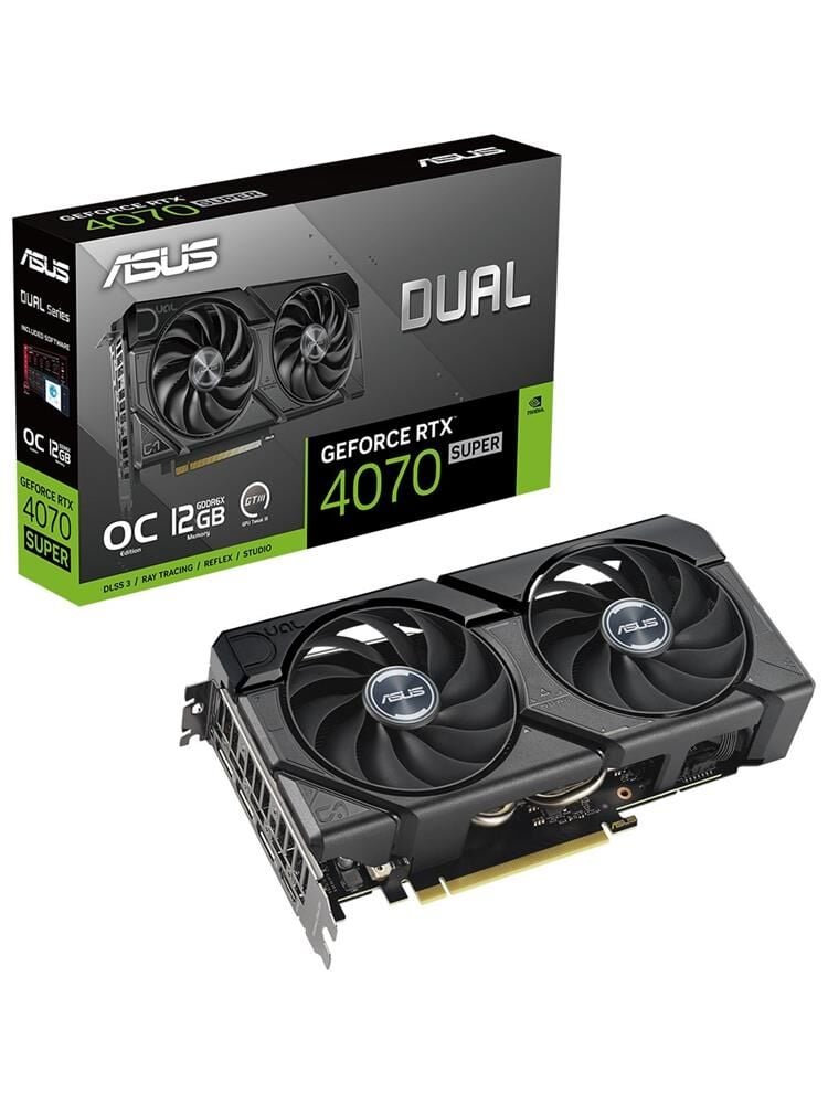 Asus RTX 4070 Super Dual Evo OC DUAL-RTX4070S-O12G-EVO 192 Bit GDDR6X 12 GB Ekran Kartı