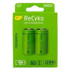 Gp 5700 mAh Kalın Şarjlı Kalın Pil 2 li Kart D Boy GP570DHCBMTR-2EB2
