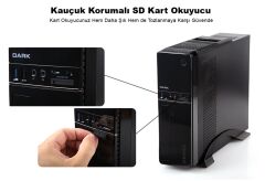 Dark Aura 300W USB3.0, Kart Okuyuculu,MicroATX - Mini ITX Kasa